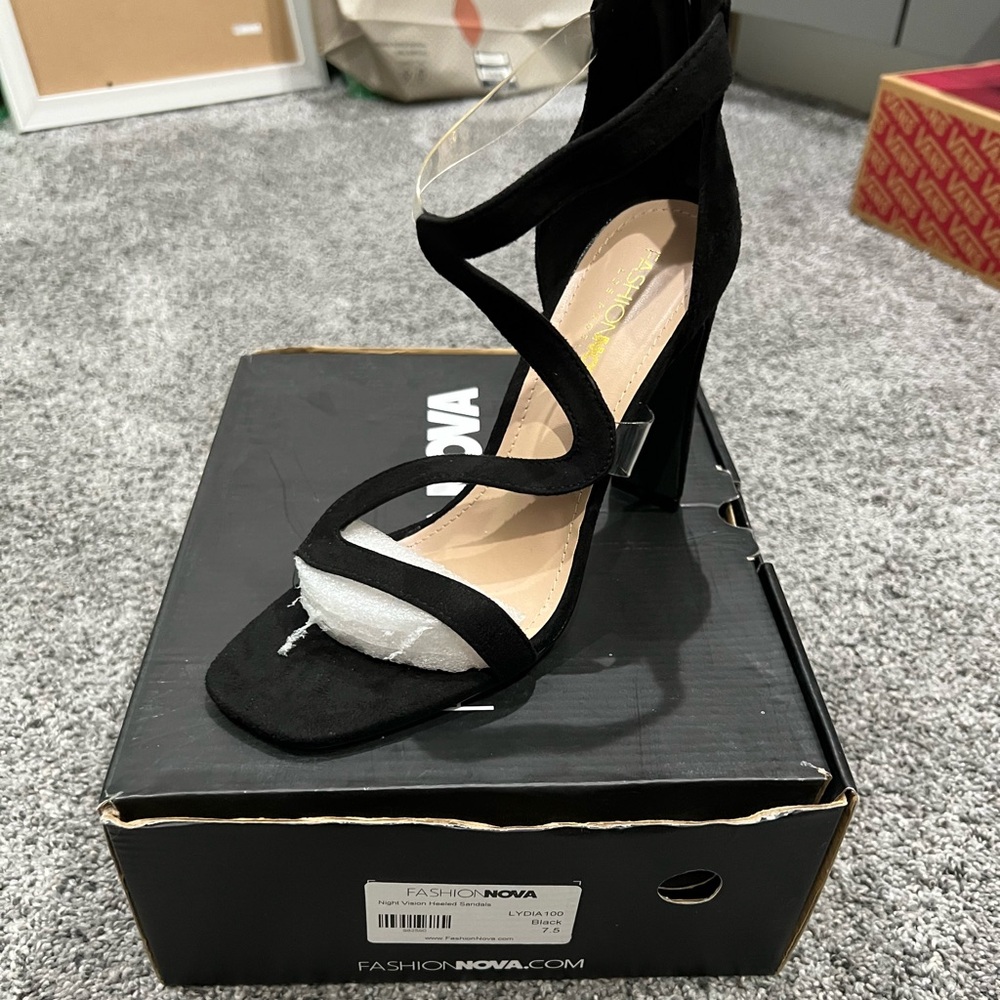 Black heels